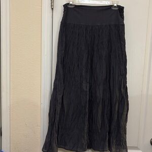 ATHLETA Dark Gray Lined Maxi Skirt Sz S